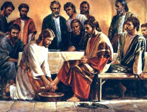 Jesus lavando os pés - 1
