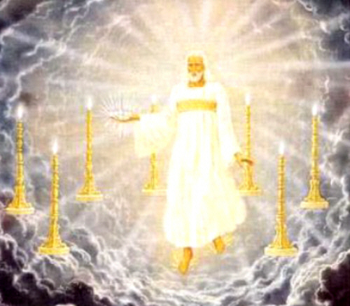 Jesus no meio dos candeeiros de ouro