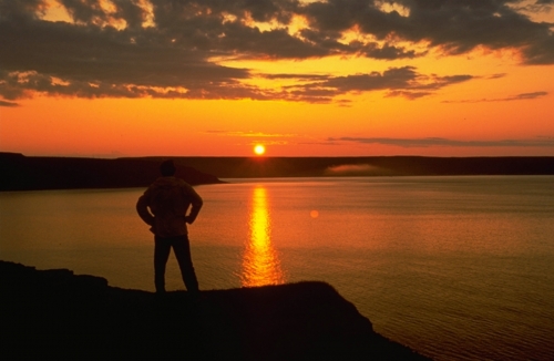 Observando o por do sol